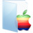 Folder Blue Apple Icon